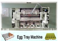 La pulpa moldeó la máquina rotatoria 220V - 450V ISO9001 de la bandeja del huevo del papel usado aprobado
