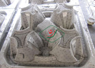 4 cavidades moldearon la celulosa/la taza de aluminio del portador de la pulpa de los útiles de Moluded