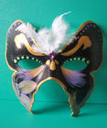Máscara moldeada pulpa de encargo de los productos DIY para la decoración del traje del partido
