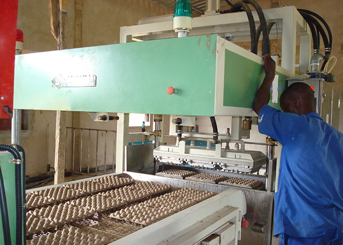 Máquina de fabricación de cartón de intercambio automática del huevo del papel usado para la cadena de producción electrónica del paquete
