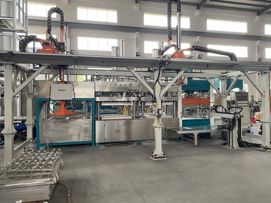 pulpa Tray Making Equipment de la máquina de fabricación de placa de la pulpa de la Virgen 270kgs/h