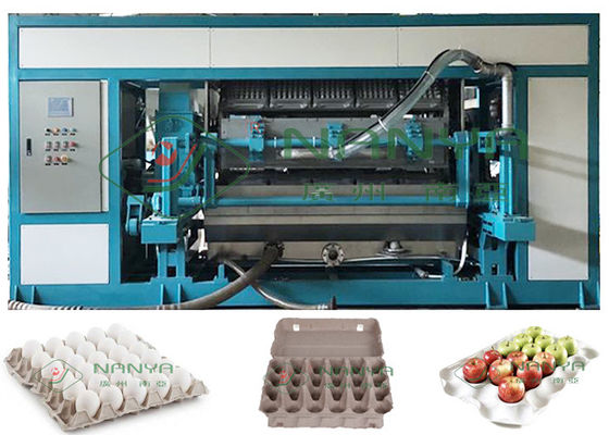 Huevo moldeado automático estable Tray Machine 5000pcs/H de la celulosa