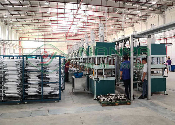 Celulosa Tray Forming 100 toneladas de máquina caliente de la prensa