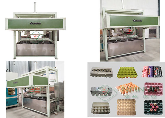 Máquina de Tray Carton Paper Reciprocating Molding del huevo de la granja de pollo