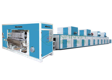 Máquina de papel reciclada automatización de la bandeja del huevo para la producción del soporte de vaso
