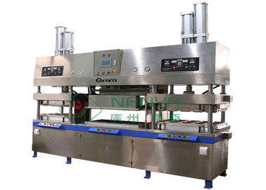 Máquina de fabricación de placa de papel manualmente moldeada de la disposición de la pulpa para la formación de la taza de papel/de las placas/de los cuencos