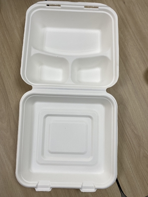 Máquina de moldear abonable de la celulosa/línea manual de la bandeja de la comida del vajilla