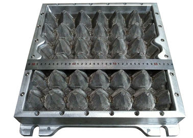 Moldes de papel del aluminio del cartón de huevos de los dados de la bandeja del huevo de las cavidades del plástico 30 con el CNC