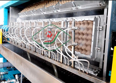 Máquina automática llena estable de la bandeja del huevo del periódico inútil para la formación del cartón de huevos