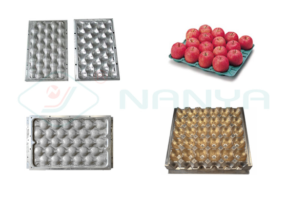 6000pcs/h tipo rotatorio completamente automático máquina de la bandeja del huevo líneas de sequía de 6 capas