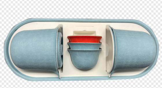 Máquina de moldear de la celulosa de Thermoforming para los productos moldeados multa superior de la pulpa del grado
