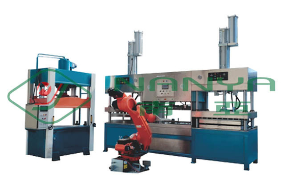 Moldeo de pulpa de caña de azúcar máquina de moldeo totalmente automática con gran capacidad 6000pcs/h