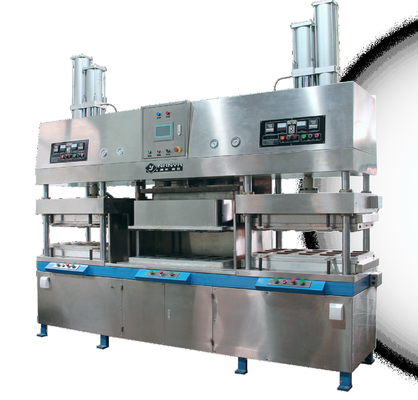 Máquina de moldeado de servo accionamiento de pulpa de caña de azúcar totalmente automática con gran capacidad 6000pcs/h