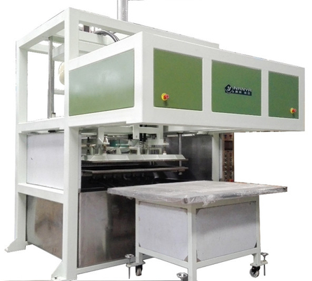 Máquinas y aparatos semiautomáticos para la fabricación de bandejas de huevos de papel y cajas de huevos