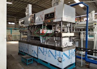 Máquina de moldear de la pulpa de la fibra del vajilla/del bagazo del Dishware semi automática