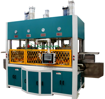 Máquina de moldeo de pasta de bambú / pasta de bagasse para paquetes industriales de limpieza