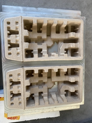 Máquina de moldear de la pulpa automática controlada del PLC para el paquete industrial reciclable