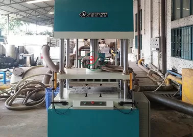 Caliente - presionando formando la máquina de moldear de la celulosa para las bandejas industriales del embalaje
