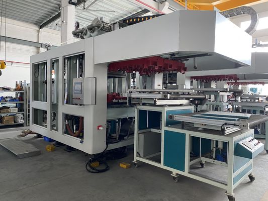 Pulpa moldeada disponible de la bandeja de la taza de papel/comida de la fibra que hace la máquina 14000Pcs/H