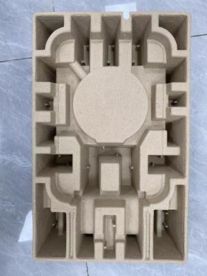 Máquina de moldear de intercambio auto de la pulpa de /Turnover para el paquete/la maceta de Industrail