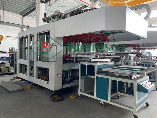 equipo biodegradable 40 Ton Pressure del vajilla del moldeado de la pulpa 300Kg/H