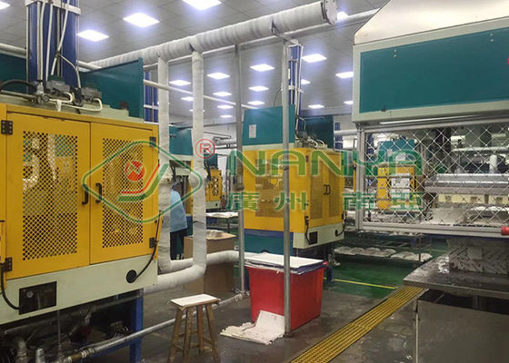 Máquina de moldeado de bandejas de prensa en caliente con control de PLC + pantalla táctil
