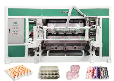 Máquina automática llena de la bandeja del huevo de la pulpa que moldea con 4000 Pcs/H