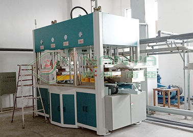 Máquina moldeada acuciante mojada biodegradable de la pulpa para el paquete interno del parte movible del vino