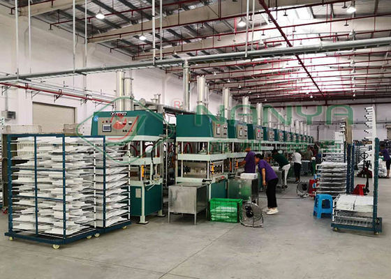 Máquina de bandeja de pulpa de embalaje electrónico de papel usado