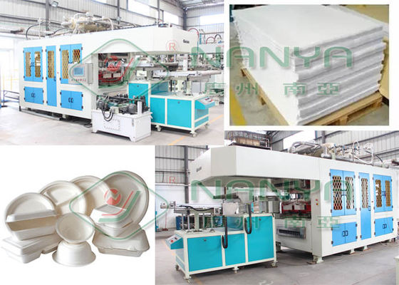 Máquina de moldear de la pulpa del envase 120kw 1800pcs/H de la caja de la comida