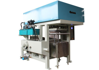 Máquina para moldear la pulpa de papel de tipo de rotación de doble placa para envases industriales