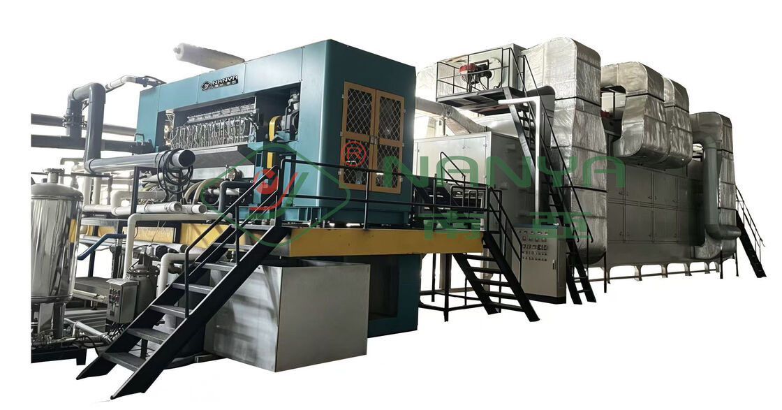 Línea de producción totalmente automática para la caja de huevos, portavasos