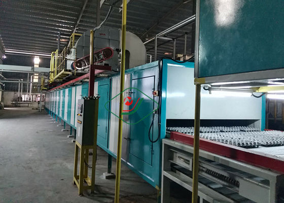 Equipo auto del moldeado de la celulosa que intercambia la bandeja del huevo/que siembra la bandeja que hace la máquina