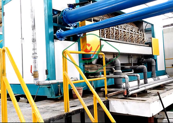 Bandeja rotatoria del huevo de la alta automatización que forma la cadena de producción del cartón de la máquina/del huevo