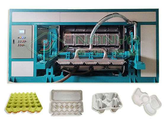 Máquina de bandeja de huevos de papel de reciclaje totalmente automática