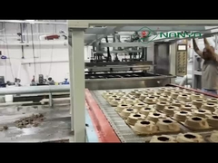 Máquina de bandejas industriales de papel pulpa de reciclaje de alta capacidad