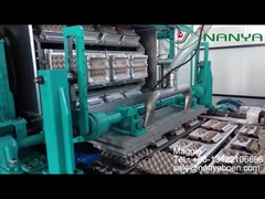 Línea de producción de bandejas de huevos totalmente automática/ Máquina para hacer bandejas de huevos de pulpa de papel