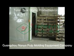 Línea de producción de secado de pulpa de papel tipo túnel
