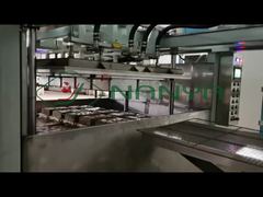 Máquina de embalaje industrial moldeada semiautomática de celulosa/ Máquina de embalaje industrial de fibra de celulosa